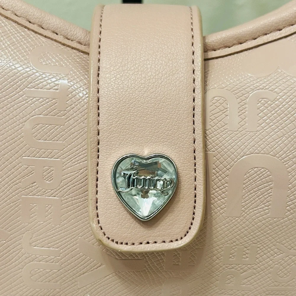 🆕✨ Juicy Couture Starry Night Hobo Handbag Blush NWT 💎 - Picture 4 of 11